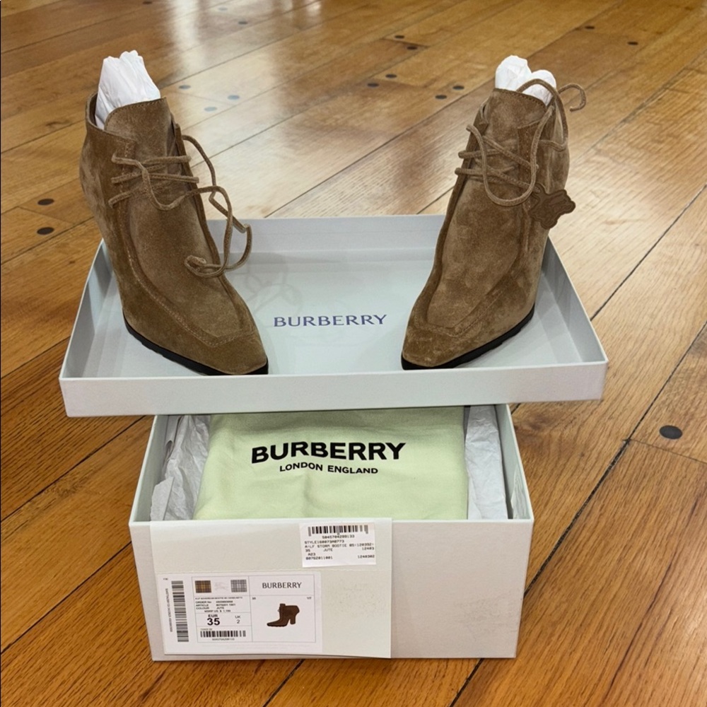 Burberry Suede Ankle Boot
